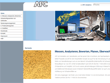 Tablet Screenshot of apc-online.eu
