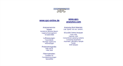 Desktop Screenshot of apc-online.de